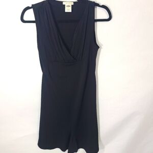 Old Navy Stretch Women's Size Small S Sleeveless Black‎ Flirty Hem Dress Career
